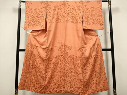 平和屋着物■訪問着 南天枝葉文 正絹 逸品 CABC7665ou