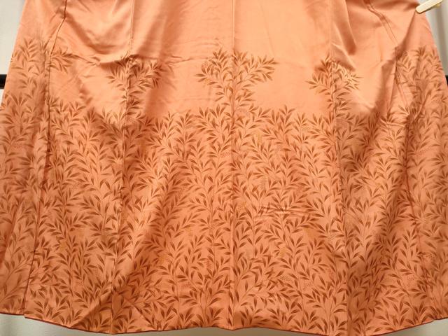 平和屋着物■訪問着 南天枝葉文 正絹 逸品 CABC7665ou