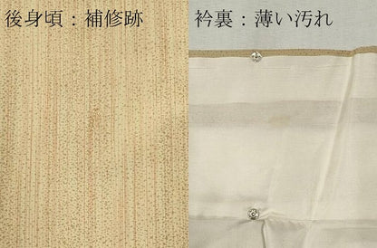 平和屋着物■上質な小紋 縞 正絹 逸品 CABC7667ou