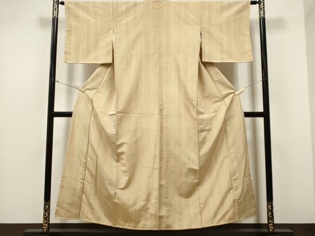平和屋着物■上質な小紋 縞 正絹 逸品 CABC7667ou