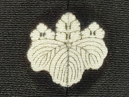 平和屋着物■豪華黒留袖　刺繍　草花文　暈し染め　金銀彩　正絹　逸品　CABC7680ou