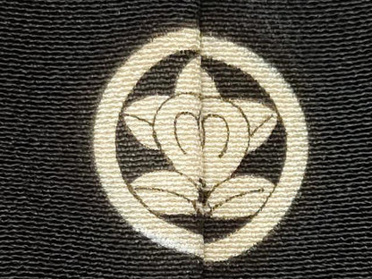 平和屋着物■豪華黒留袖　泰常　地紙花鳥文　暈し染め　金彩　正絹　逸品　CABC7683ou