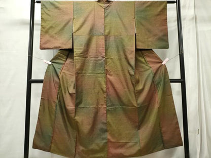 平和屋着物■本場大島紬　霞文　暈し染め　正絹　逸品　CABC7687ou