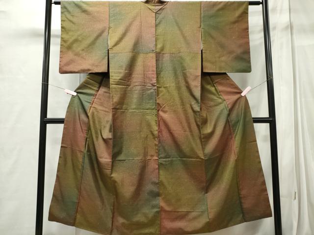 平和屋着物■本場大島紬　霞文　暈し染め　正絹　逸品　CABC7687ou