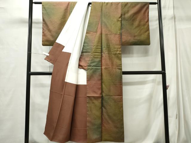 平和屋着物■本場大島紬　霞文　暈し染め　正絹　逸品　CABC7687ou