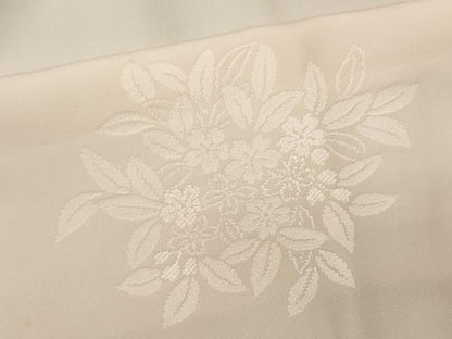 平和屋着物■長襦袢 袷 草花地紋 暈し染め 正絹 逸品 CABC7700ou