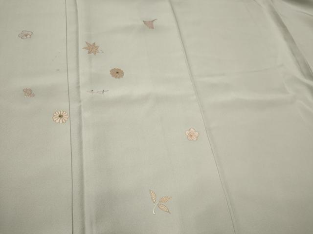 平和屋着物■色留訪問着 刺繍 舞花文 金彩 正絹 逸品 CABC7707ou