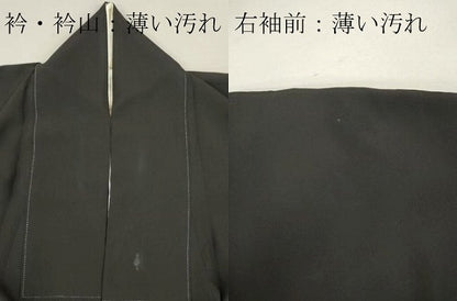平和屋着物■豪華黒留袖 駒刺繍 飛鶴吉祥花文 金彩 正絹 逸品 CABC7729ou