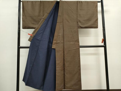 平和屋着物■男性 本場大島紬 80亀甲 総詰め 正絹 逸品 CABC7731ou