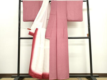 平和屋着物■江戸小紋　鮫小紋柄　背抜き仕立て　正絹　逸品　CABC7734ou