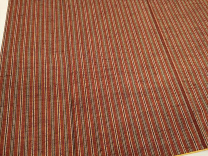 平和屋着物■上質な紬 縞 正絹 逸品 CABC7739ou
