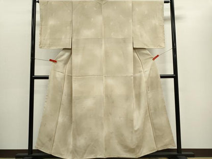 平和屋着物■上質な小紋　霞文　雲取り地紋　暈し染め　正絹　逸品　未使用　CABC7740ou