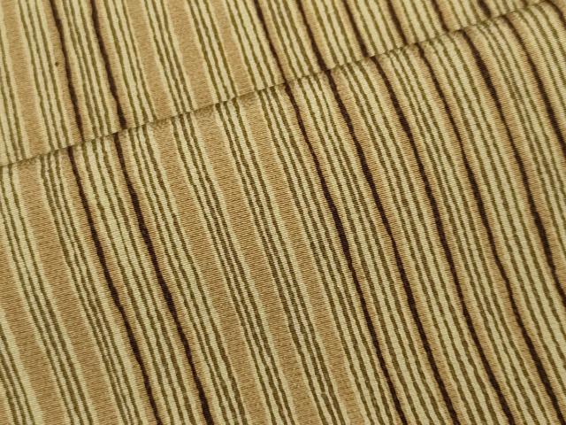 平和屋着物■上質な小紋　縞　正絹　逸品　CABC7764ou