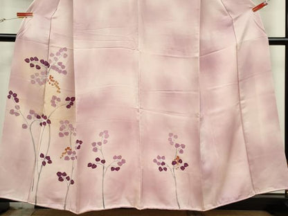 平和屋着物■訪問着　枝葉文　暈し染め　金彩　正絹　逸品　CABC7766ou