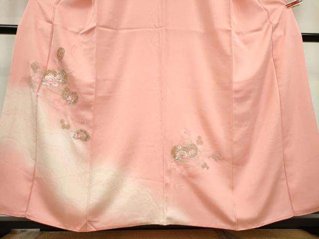 平和屋着物■訪問着　駒刺繍　花鼓文　暈し染め　金彩　やまと誂製　正絹　逸品　CABC7770ou