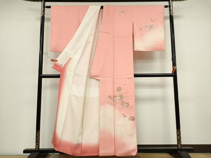 平和屋着物■訪問着　駒刺繍　花鼓文　暈し染め　金彩　やまと誂製　正絹　逸品　CABC7770ou