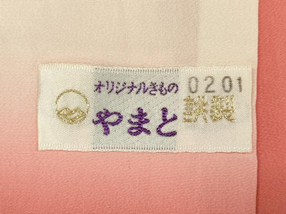平和屋着物■訪問着　駒刺繍　花鼓文　暈し染め　金彩　やまと誂製　正絹　逸品　CABC7770ou
