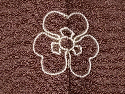 平和屋着物■訪問着　刺繍　風景松文　正絹　逸品　CABC7771ou