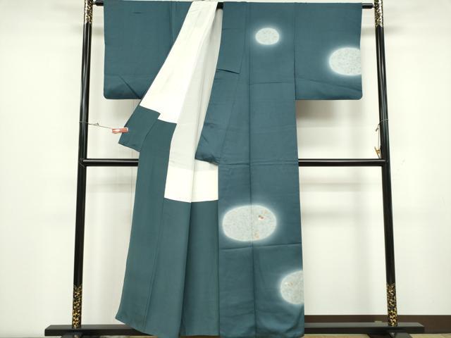 平和屋着物■訪問着　刺繍　楓文　暈し染め　金糸　正絹　逸品　CABC7773ou