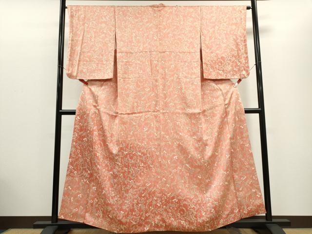 平和屋着物■訪問着　草花文　暈し染め　正絹　逸品　CABC7822ou