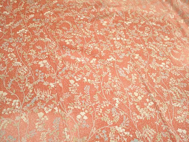 平和屋着物■訪問着　草花文　暈し染め　正絹　逸品　CABC7822ou