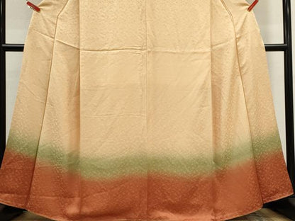 平和屋着物■訪問着　霞文　暈し染め　正絹　逸品　CABC7823ou