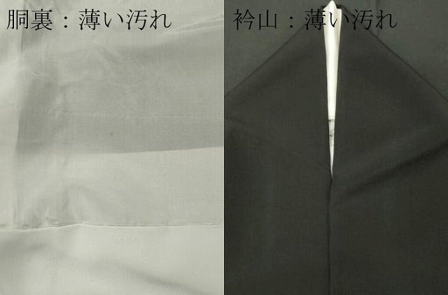 平和屋着物■豪華黒留袖　駒刺繍　鏡裏鳳凰花文　金彩　正絹　逸品　CABC7838ou
