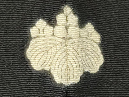 平和屋着物■豪華黒留袖　駒刺繍　鏡裏鳳凰花文　金彩　正絹　逸品　CABC7838ou
