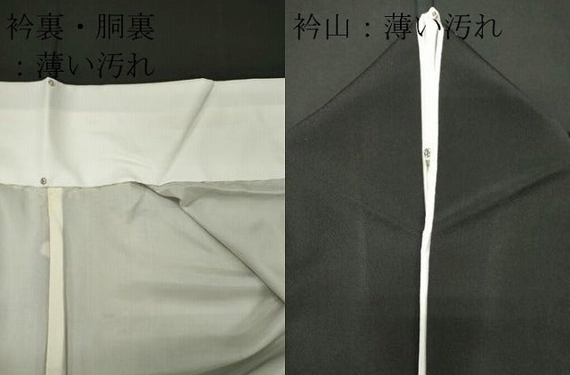 平和屋着物■豪華黒留袖　作家物　手描き　樹林文　蝋彩染　金銀彩　正絹　逸品　CABC7839ou