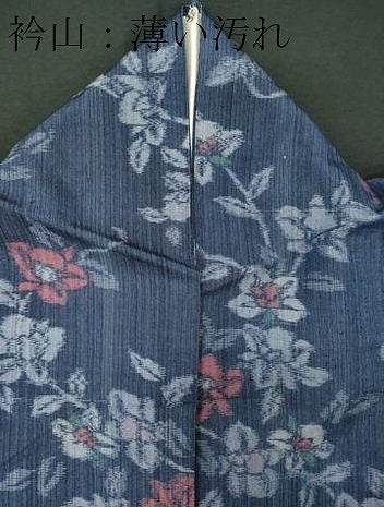 平和屋着物■上質な紬　草花文　正絹　逸品　CABC7840ou
