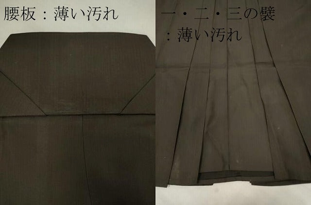 平和屋着物■男性 行灯袴 縞 正絹 逸品 CABC7858ou