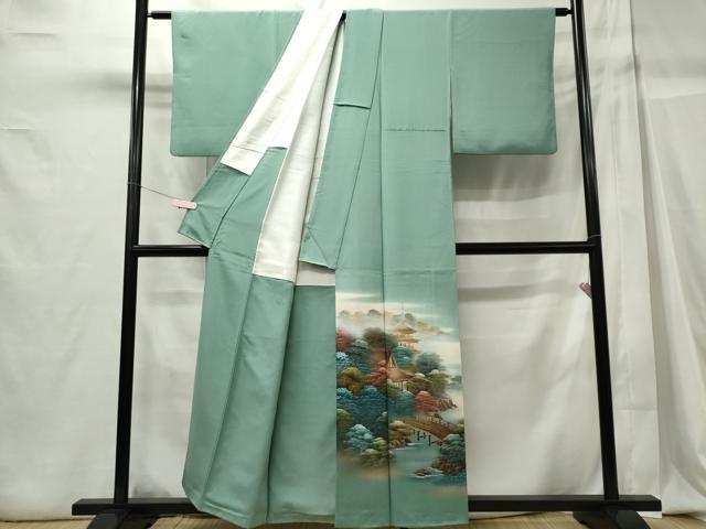 平和屋着物■豪華色留袖 作家物 風景文 暈し染め 金彩 正絹 逸品 CABC7859ou