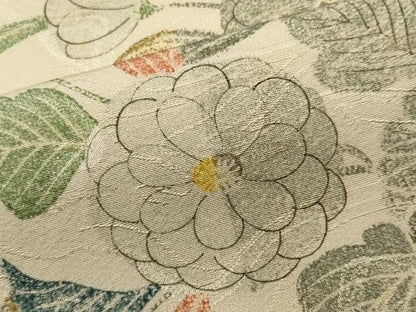 平和屋着物■上質な小紋　草花文　正絹　逸品　CABC7869ou