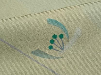 平和屋着物■上質な小紋　流水文　正絹　逸品　CABC7873ou