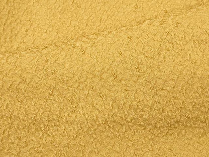平和屋着物■上質な色無地 山吹色 正絹 逸品 未使用 CABC7892ou