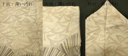 平和屋着物■訪問着 扇面文 金彩 正絹 逸品 CABC7912ou