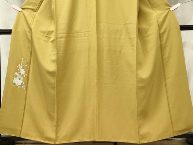 平和屋着物■豪華色留袖　草花文　正絹　逸品　CABC7913ou