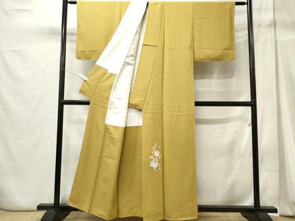 平和屋着物■豪華色留袖　草花文　正絹　逸品　CABC7913ou