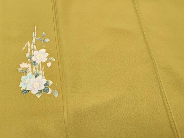 平和屋着物■豪華色留袖　草花文　正絹　逸品　CABC7913ou