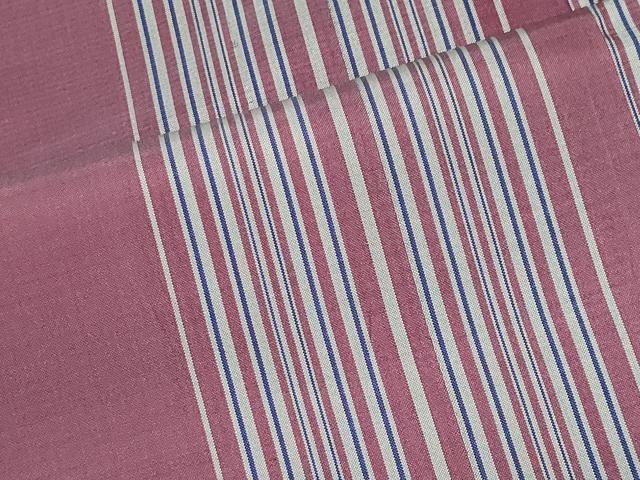 平和屋着物■上質な紬　縞　正絹　逸品　CABC7962ou