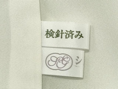 平和屋着物■上質な小紋 色紙草花文 金彩 正絹 逸品 CABC7967ou
