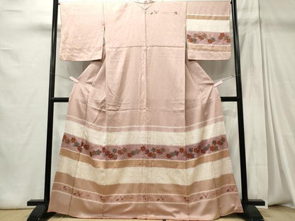 平和屋着物■訪問着 絞り 横段吉祥花文 金彩 正絹 逸品 CABC7977ou