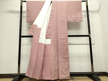 平和屋着物■訪問着 紬地 霞文 正絹 逸品 未使用 CABC7983ou