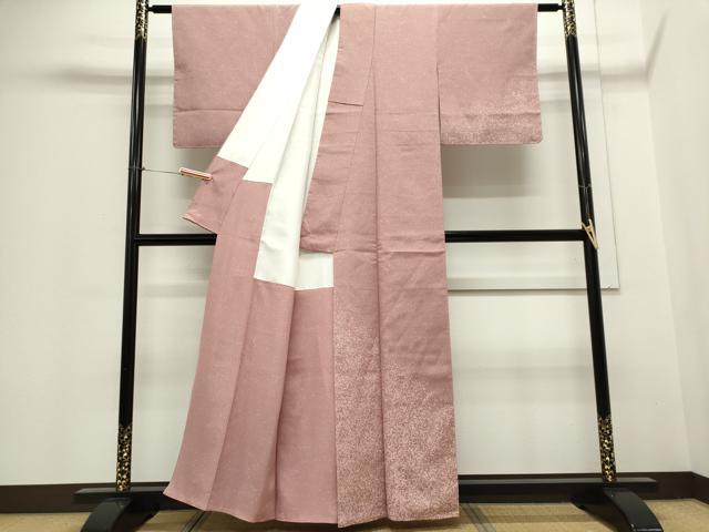 平和屋着物■訪問着 紬地 霞文 正絹 逸品 未使用 CABC7983ou