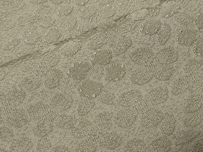 平和屋着物●上質な色無地 舞花地紋 灰汁色 正絹 逸品 CABC8005gh