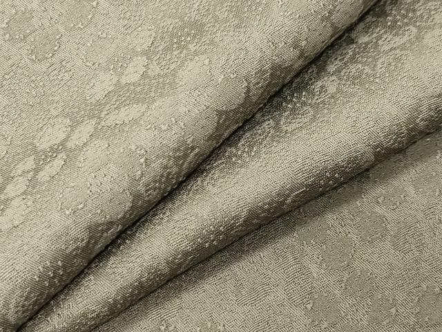 平和屋着物●上質な色無地 舞花地紋 灰汁色 正絹 逸品 CABC8005gh