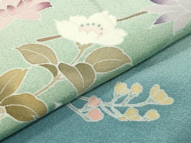 平和屋着物●訪問着 作家物 枝花文 暈し染め 正絹 逸品 未使用 CABC8008gh