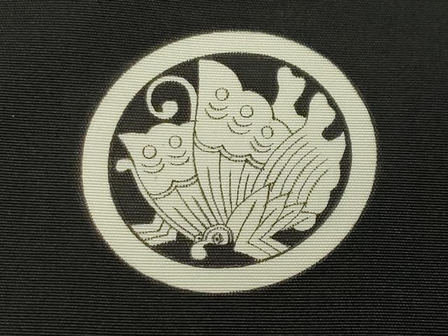 平和屋着物●男性 黒紋付 羽織セット 羽織：虎・龍 正絹 逸品 未使用 CABC8013gh