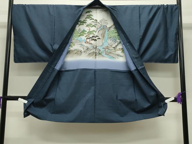 平和屋着物●男性 本場大島紬 アンサンブル 100亀甲 総詰め 正絹 逸品 未使用 CABC8017gh