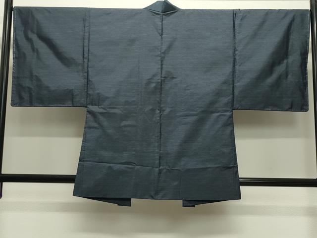 平和屋着物●男性 本場大島紬 アンサンブル 亀甲文様 正絹 逸品 未使用 CABC8018gh